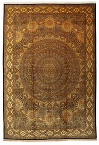  Persischer Ghom Seide Signatur: Iran Ghom Jamshidi Teppich 340X500 Großer (Seide, Persien/Iran)
