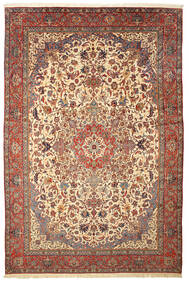  Orientalischer Isfahan Seidenkette Teppich 313X467 Großer Wolle, Persien/Iran