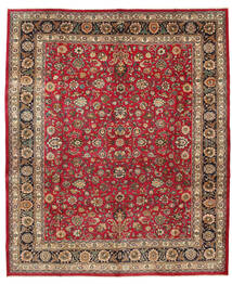  Orientalischer Maschad Signatur: Amani Teppich 318X377 Großer Wolle, Persien/Iran Carpetvista