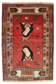 Alfombra Oriental Gashgai Figurativa/Gráfica 138X203 (Lana, Persia/Irán)