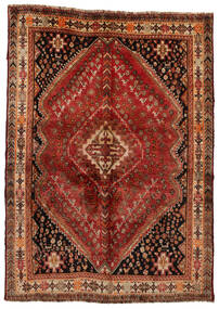Ghashghai Teppe 164X227 Mørk Rød/Svart Ull, Persia/Iran Carpetvista