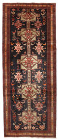  142X360 Medallion Small Hamadan Rug Wool, Carpetvista