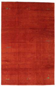  Gabbeh Indo Fine Rug 193X297 Wool Dark Red Carpetvista
