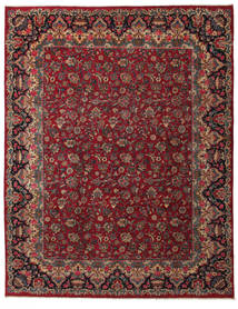  Orientalischer Maschad Patina Signatur: Makhmal Baf Teppich 307X390 Großer Wolle, Persien/Iran Carpetvista