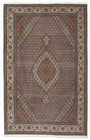  Orientalischer Täbriz 50 Raj Mit Seide Teppich 205X325 Braun/Orange Wolle, Persien/Iran Carpetvista