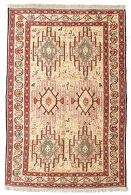 絨毯 オリエンタル キリム スマーク 105X158 (絹, ペルシャ/イラン)