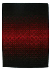  Orientalischer Shadow Teppich - Rot/Schwarz 174X240 Rot/Schwarz Wolle, Afghanistan