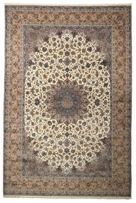 絨毯 ペルシャ イスファハン 絹の縦糸 署名: Salimi 394X590 大きな ( ペルシャ/イラン)