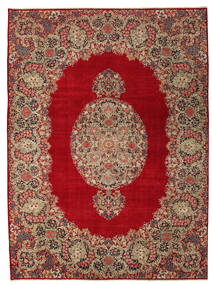  Persian Kerman Patina Rug 277X374 Red/Brown Carpetvista