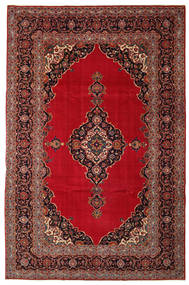 240X374 Dywan Orientalny Keszan Patina Czerwony/Ciemnoczerwony (Wełna, Persja/Iran) Carpetvista