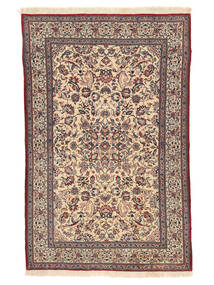 Tuteshk Teppich 105X161 Braun/Dunkelrot Wolle, Persien/Iran Carpetvista