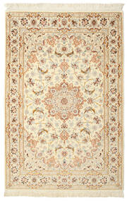 110X166 Isfahan Seidenkette Signatur: Ghenat Teppich Orientalischer (Wolle, Persien/Iran) Carpetvista