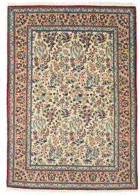 Tuteshk Teppich 105X159 Braun/Gelb Wolle, Persien/Iran Carpetvista