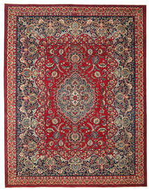  Persialainen Mashad Patina Matot 298X382 Punainen/Tummanpunainen Carpetvista