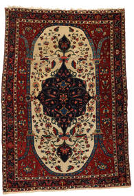  Orientalischer Farahan Teppich 135X195 Wolle, Persien/Iran