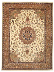 Täbriz 50 Raj Signatur: Poornami Teppich 300X398 Großer Wolle, Persien/Iran