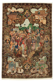  Orientalischer Täbriz 50 Raj Teppich 196X297 Wolle, Persien/Iran