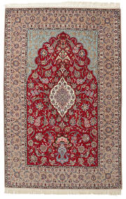 絨毯 ペルシャ イスファハン 絹の縦糸 206X318 (ウール, ペルシャ/イラン)