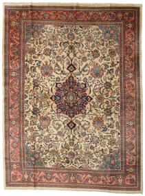  Persischer Sarough Teppich 280X370 Braun/Beige Großer (Wolle, Persien/Iran)