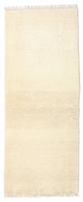 80X205 絨毯 ギャッベ ペルシャ Fine モダン 廊下 カーペット ベージュ (ウール, ペルシャ/イラン) Carpetvista
