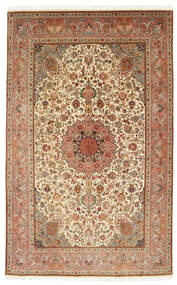 193X312 絨毯 タブリーズ 50 Raj シルク製 オリエンタル (ペルシャ/イラン)