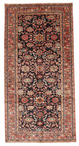 絨毯 ナナディ 160X322 廊下 カーペット レッド/ダークグレー (ウール, ペルシャ/イラン)