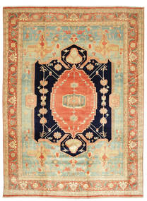 405X540 Heriz Rug Oriental Beige/Yellow Large (Wool, Persia/Iran) Carpetvista
