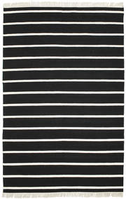  ウール 絨毯 190X290 Dorri Stripe ブラック/ホワイト
