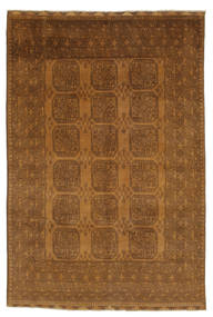 195X290 Afghan Natural Rug Oriental Brown/Orange (Wool, Afghanistan) Carpetvista
