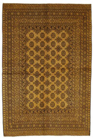 159X237 Small Afghan Natural Rug Wool, Carpetvista