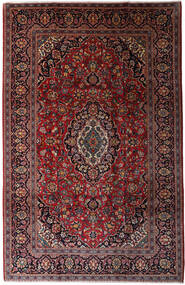 絨毯 ペルシャ カシャン 204X317 ダークレッド/レッド (ウール, ペルシャ/イラン)