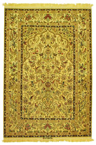 142X210 Alfombra Isfahan De Seda Urdimbre Figurativa/Gráfica Firmada: Nasr Oriental (Lana, Persia/Irán) Carpetvista