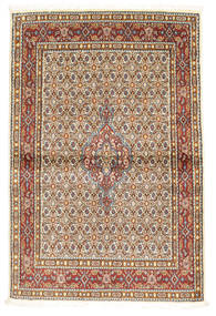  Persischer Moud Teppich 97X146 Beige/Braun Carpetvista