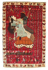  Qashqai Pictorial Rug 120X179 Persian Wool Small Carpetvista