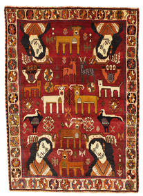  135X187 Ghashghai Figurativ Teppich Persien/Iran Carpetvista