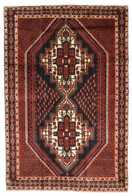  120X180 Medallion Small Afshar Rug Wool, Carpetvista