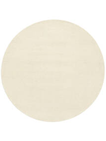  Tapete Lã Ø 150 Handloom Marfim Branco Redondo Pequeno