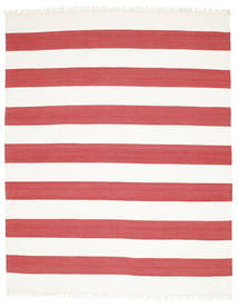  250X300 Striped Large Cotton Stripe Rug - Red Cotton