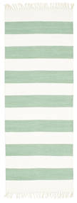 Kjøkken Teppe Cotton Stripe 60X165 Bomull Moderne Stripet Mintgrønn