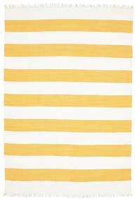 Kjøkken Teppe Cotton Stripe 220X320 Bomull Moderne Stripet Oransje