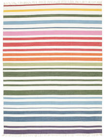  200X250 Rainbow Stripe Mehrfarbig Teppich