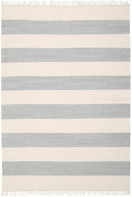  160X230 Cotton Stripe Gris/Blanco Crudo Alfombra 