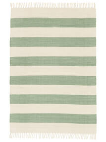  140X200 Listrado Pequeno Cotton Stripe Tapete - Verde Menta Algodão