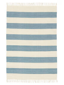  140X200 Cotton Stripe Lichtblauw Klein Vloerkleed