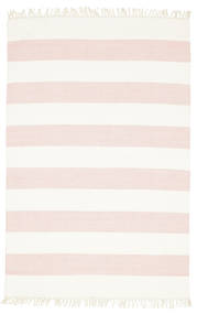 Cotton Stripe 120X180 Small Pink Striped Cotton Rug