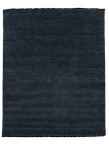  Wol Vloerkleed 200X250 Handloom Fringes Donkerblauw