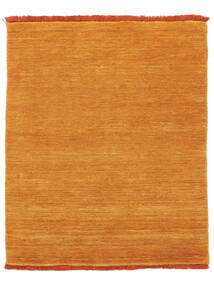  Wool Rug 200X250 Handloom Fringes Orange