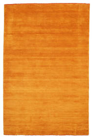  Wool Rug 180X275 Handloom Fringes Orange