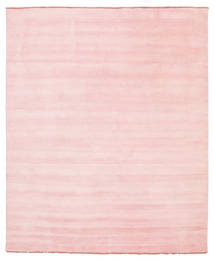  Wool Rug 250X300 Handloom Fringes Pink Large