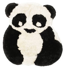  120X130 Shaggy Rug Small Panda Baby